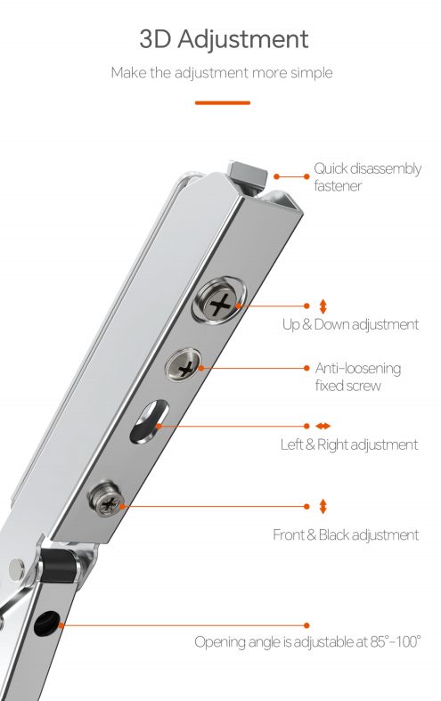 523 Heavy Duty-Free Stop Damping Lift System, additional view
