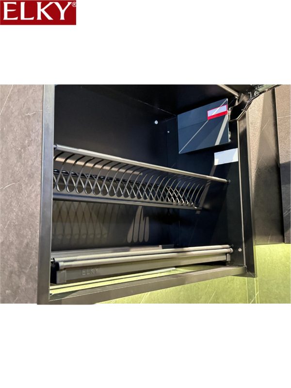 Black Stainless Steel Dish Rack, SUS201 (E007), ELKY Cabinet Hardware