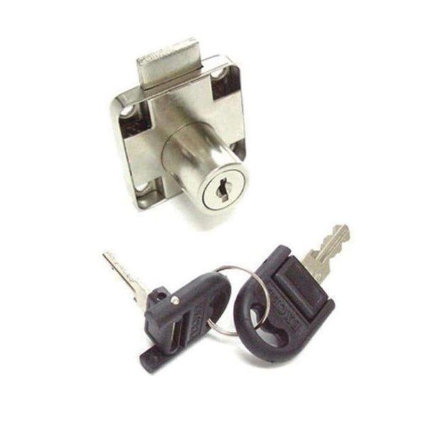 Square Cabinet Lock with Foldable Key, 19 x 22mm (E138F), additional view