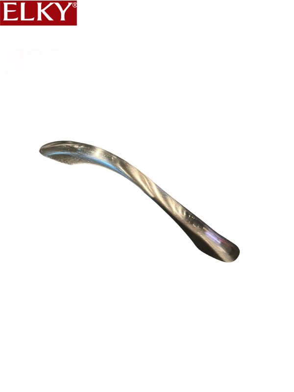 Brushed Nickel Cabinet Handle, 96mm Hole Centres (802-96), ELKY Cabinet Hardware