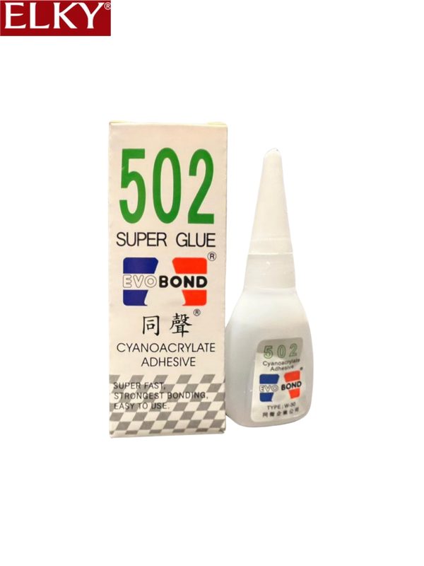 502 Super Glue Instant Adhesive (EV 502), ELKY Fixings & Site Supplies