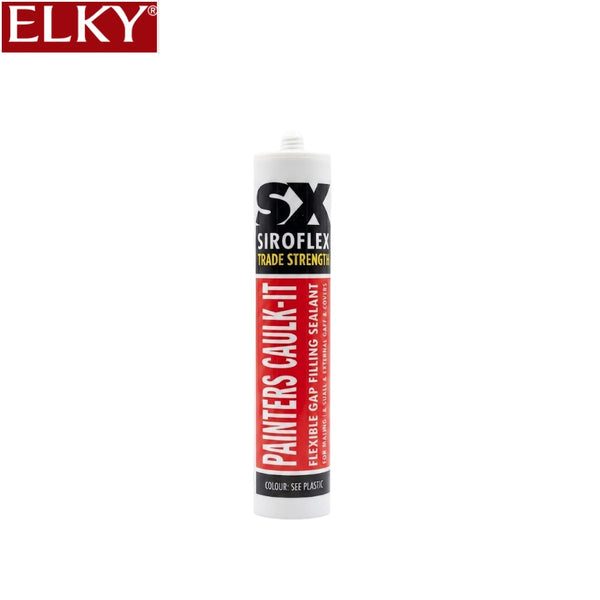 Siroflex Caulk-It Painter's Caulk, White, 280ml, ELKY Fixings & Site Supplies