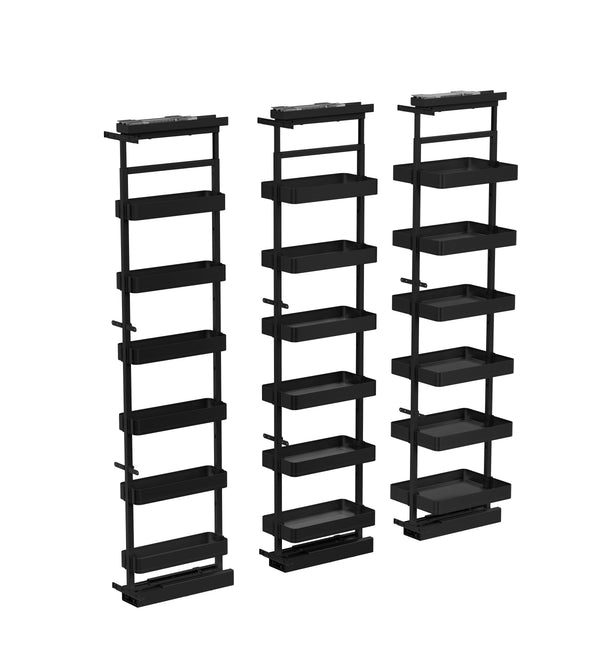 Gradino-Salita ELKY Basket Matte Black Tall Unit Kitchen Organizer, additional view