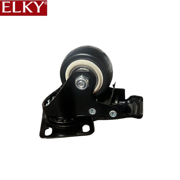 PU Castor Rigid 1-1/2"black, additional view